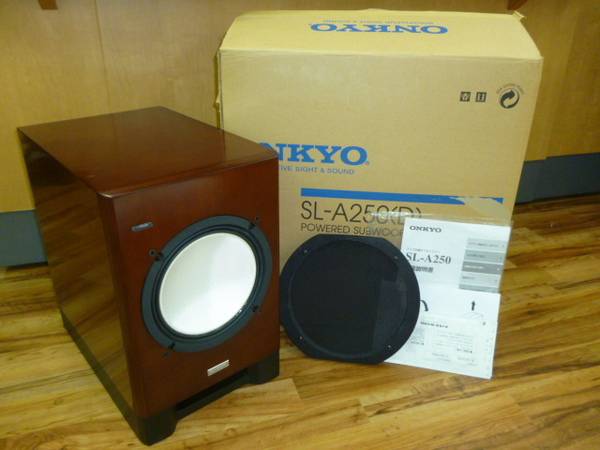動作良好】ONKYO オンキヨー アンプ内蔵サブウーハー SL−A250 最安値
