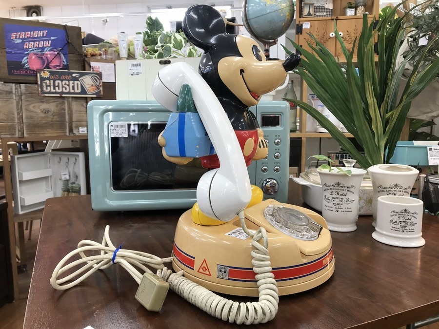 アンティークなミッキーマウス電話機のご紹介！【足立西新井店】｜2021