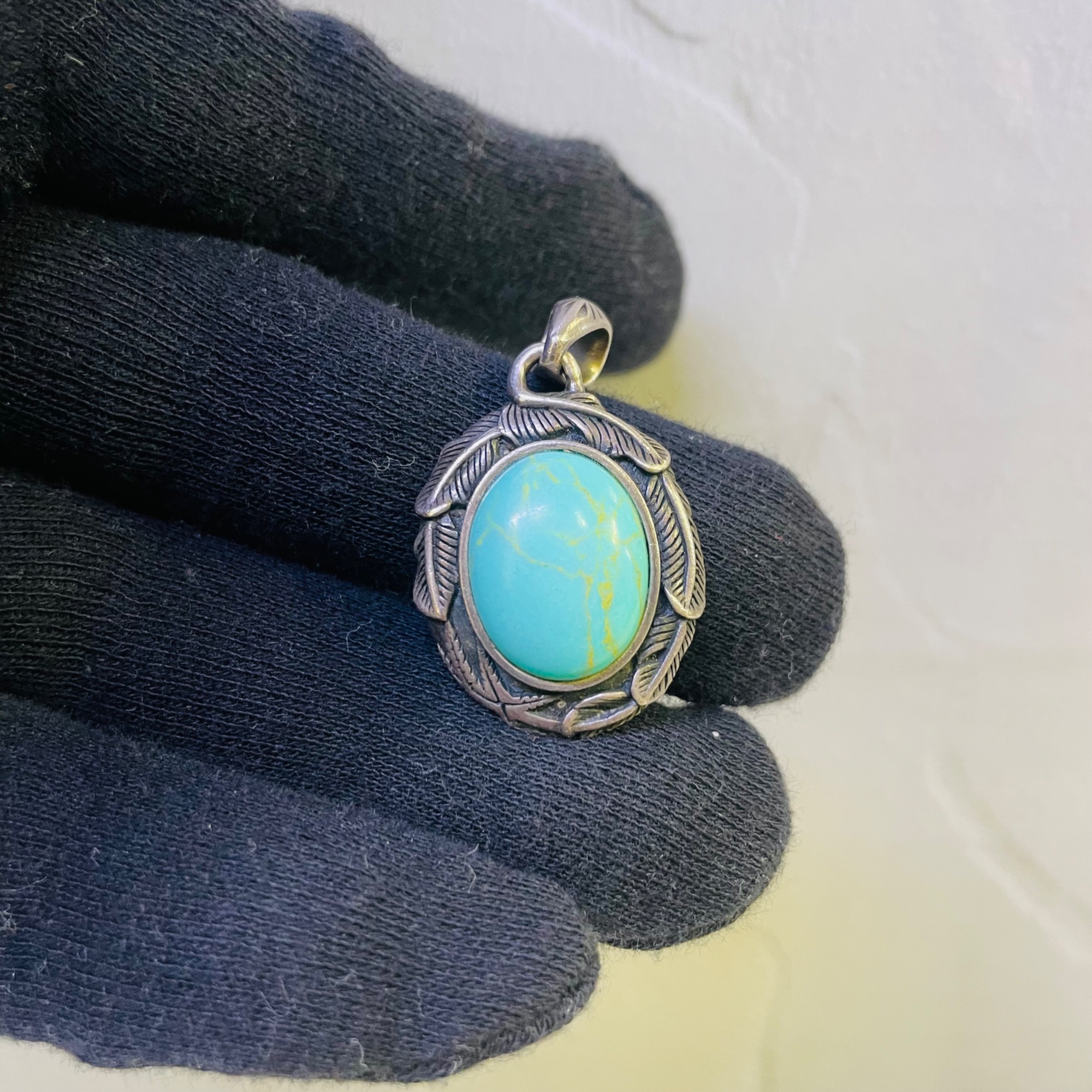 JA051ペンダントトップ 15CT ターコイズ【一部欠損、お値引対象品】 JA051ペンダントトップ 15CT ターコイズ【一部欠損、お値引対象