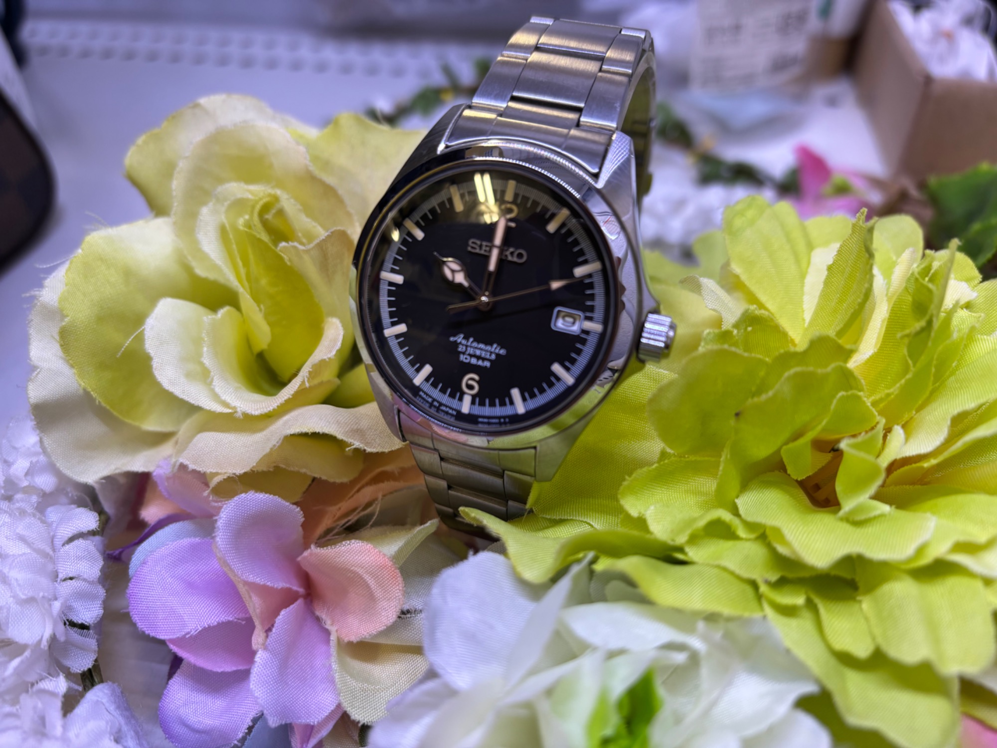 35周年記念コラボ 腕時計 SEIKO × TIC TAC の 4R35-02R0 のご