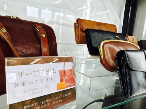 gentenのレザーアイテム