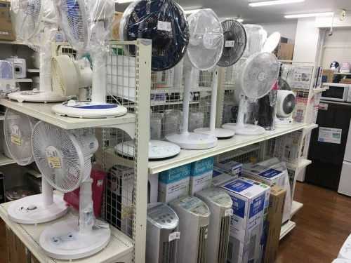 除湿機の扇風機
