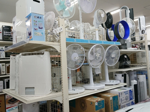 季節家電の扇風機