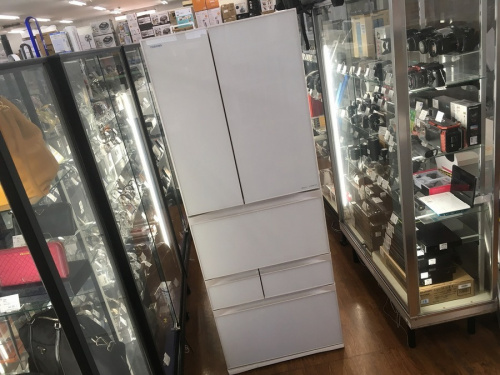 6ドア冷蔵庫　中古のTOSHIBA 6ドア冷蔵庫　中古