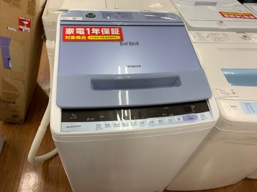洗濯乾燥機のHITACI