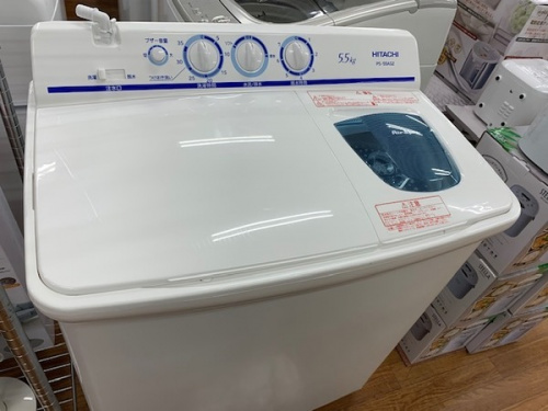 生活家電の2槽式洗濯機