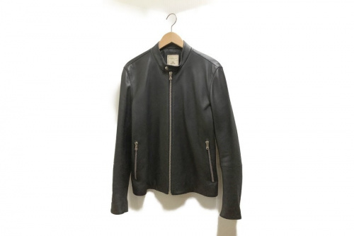 メンズファッションのシングルライダースジャケット