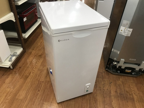 生活家電の冷凍庫