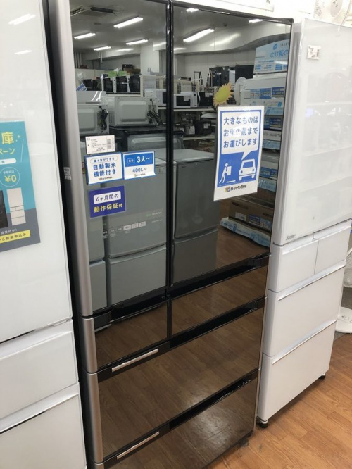 生活家電の冷蔵庫