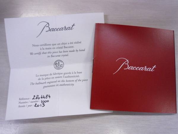 Baccarat】Disney 30周年記念 ミッキーマウス 置物買取入荷