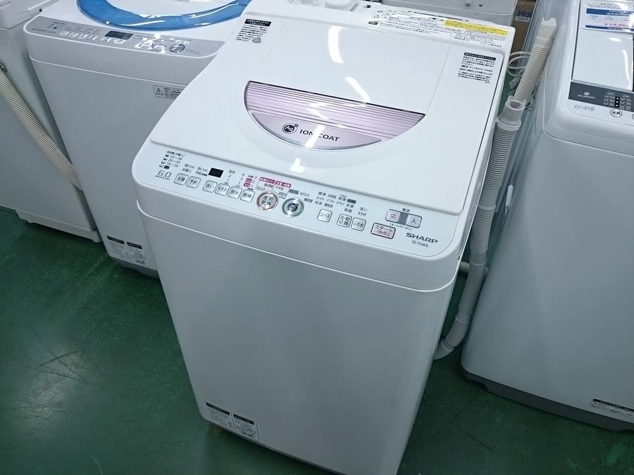 ★送料・設置無料★ 中古 大型洗濯機 シャープ (No.9076) ES-TX6H | 洗濯機：シャープ
