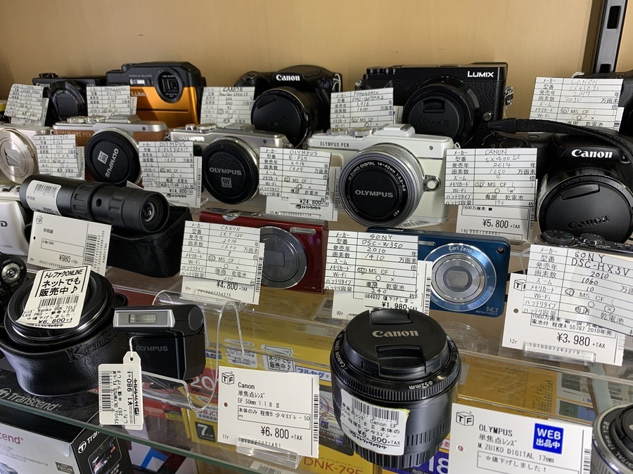 カメラ大量値下げ！！！激安中古カメラはここにあります