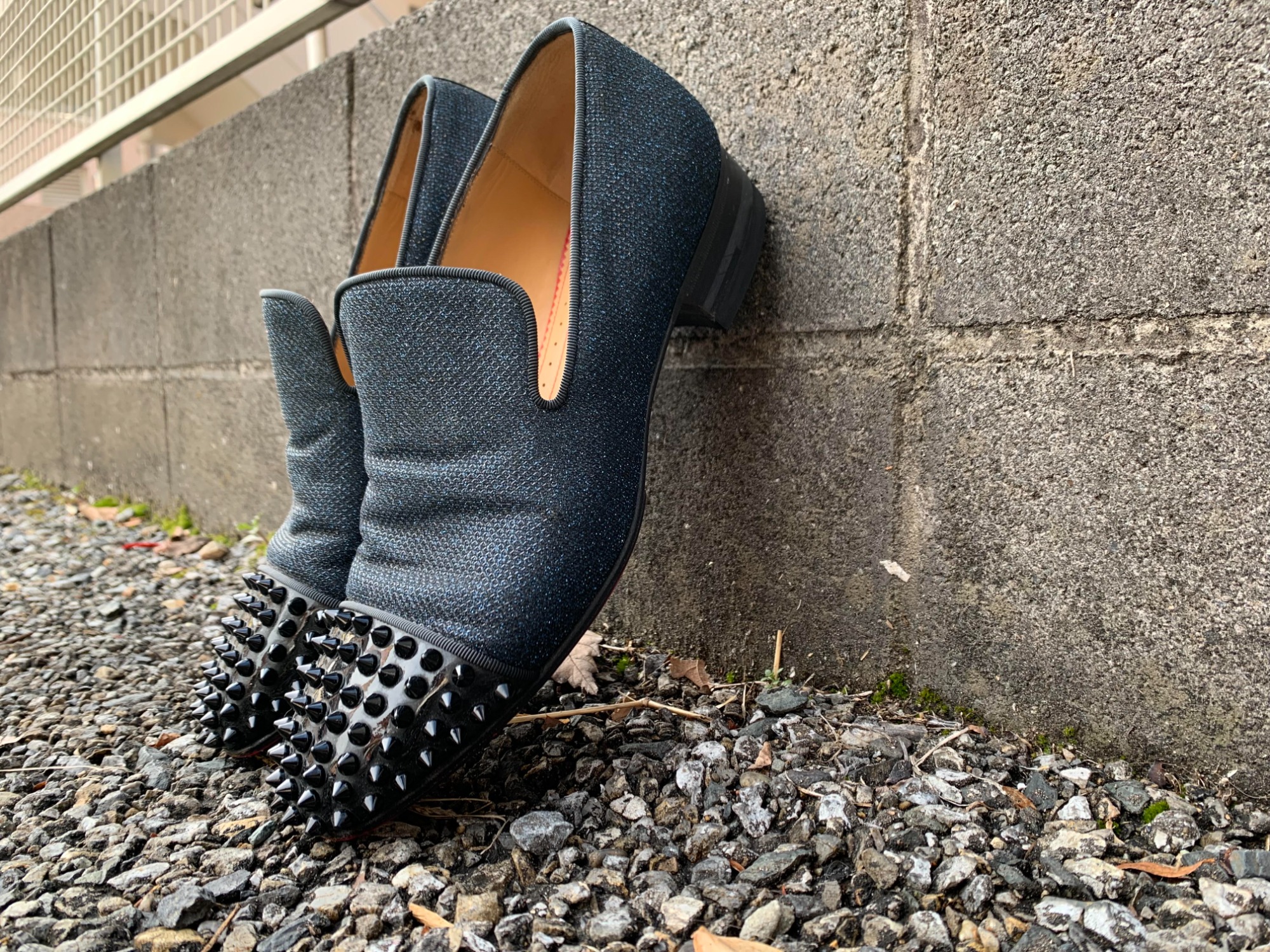 Christian Louboutin/クリスチャン ルブタン】 スタッズオペラシューズ