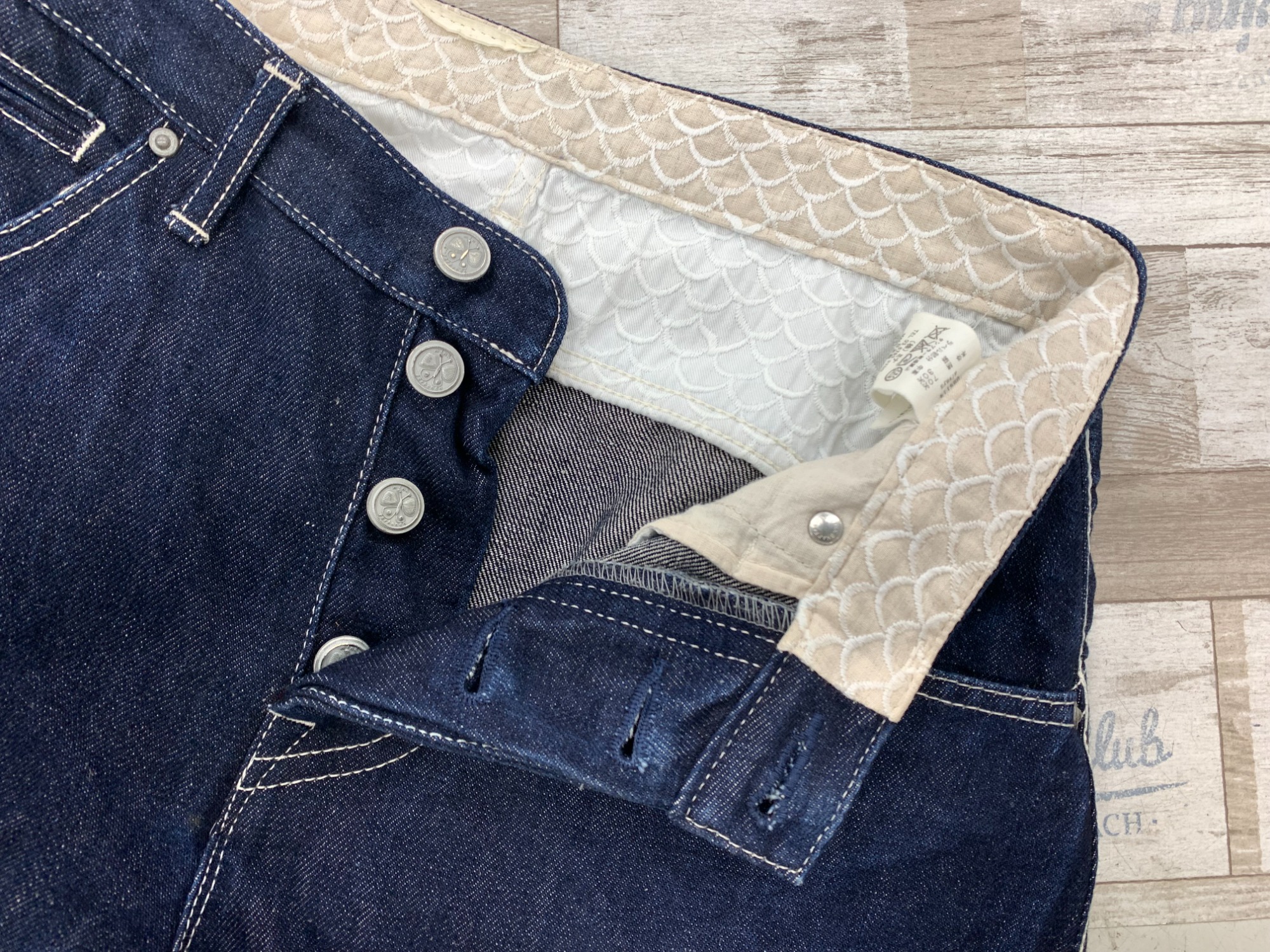 mina perhonen/ミナ ペルホネン】always ロールアップデニムパンツ