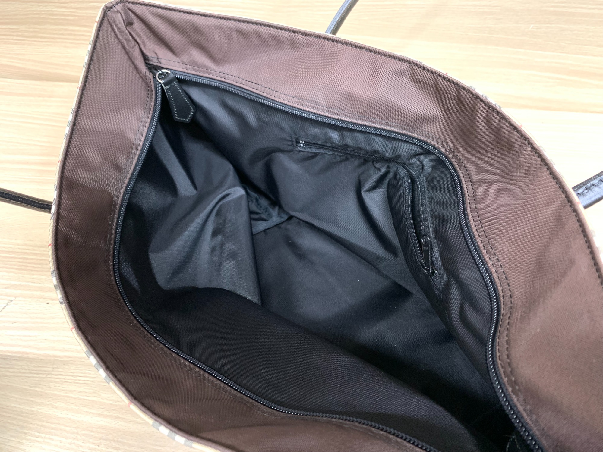 BURBERRY　BLUELABEL ダークブルー/ブラウン BURBERRY BLUE LABEL/バーバリー ブルーレーベル】ファッション