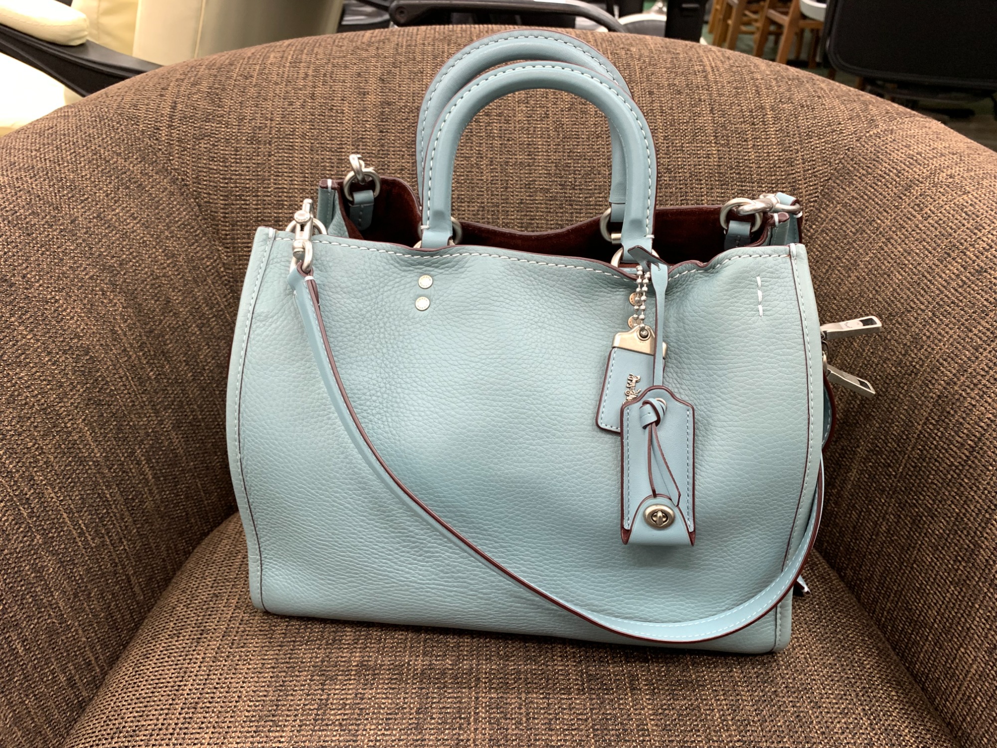コーチ　クラブタンレザー COACH/コーチ】グラブタンレザー ハンドバックを買取入荷いたしました