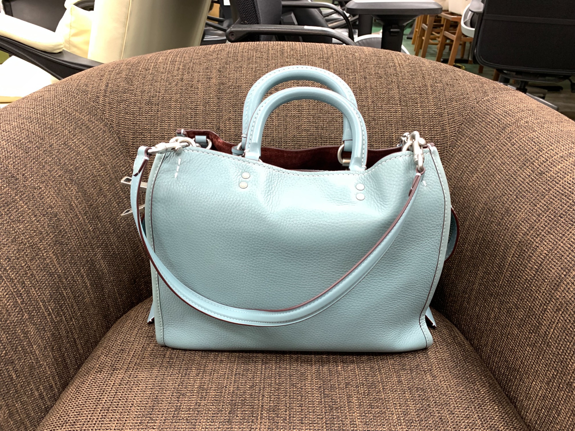 コーチ　クラブタンレザー COACH/コーチ】グラブタンレザー ハンドバックを買取入荷いたしました