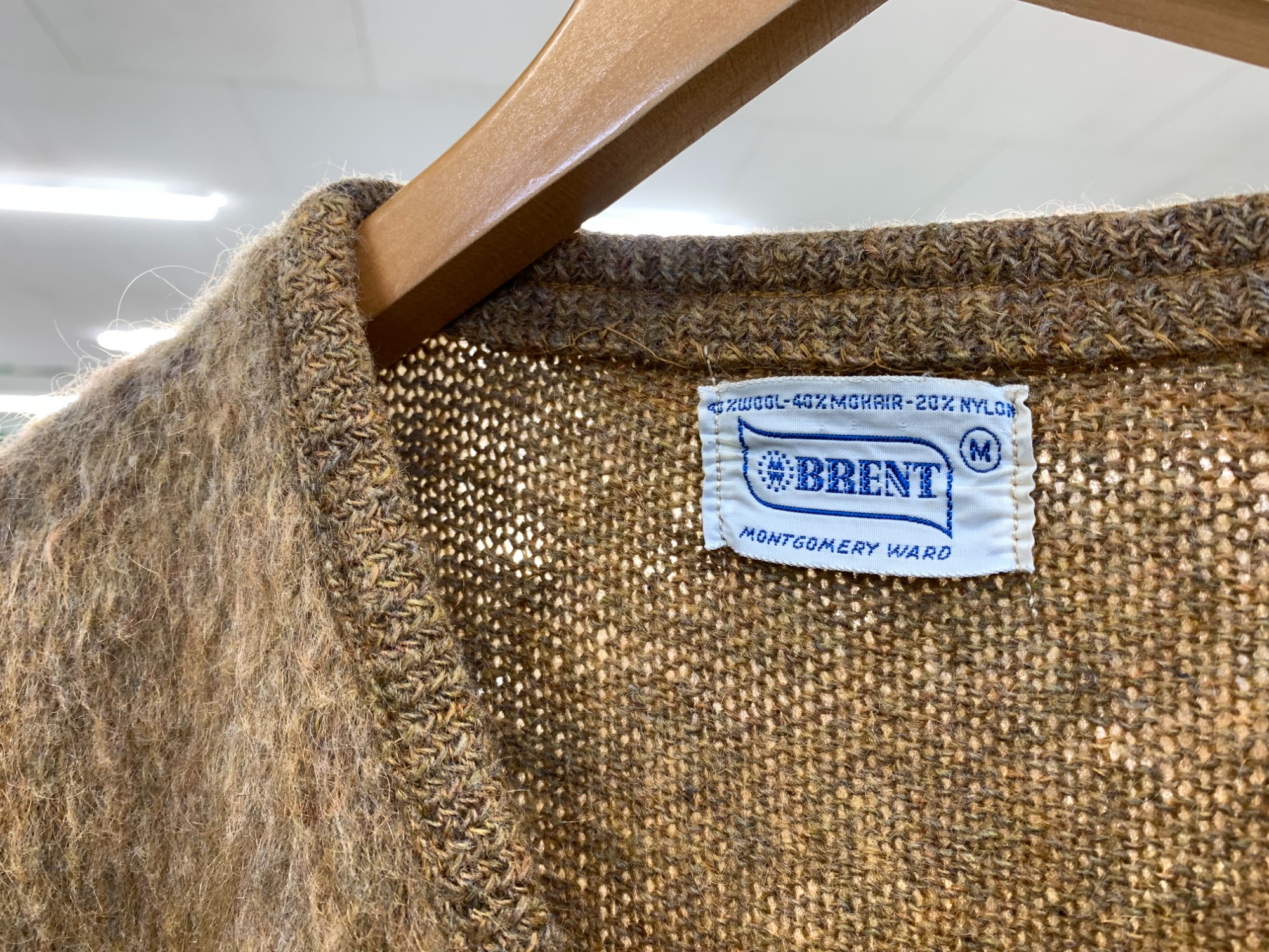 古着コーナー展開中！】BRENT 60'sウールモヘアカーディガン が入荷