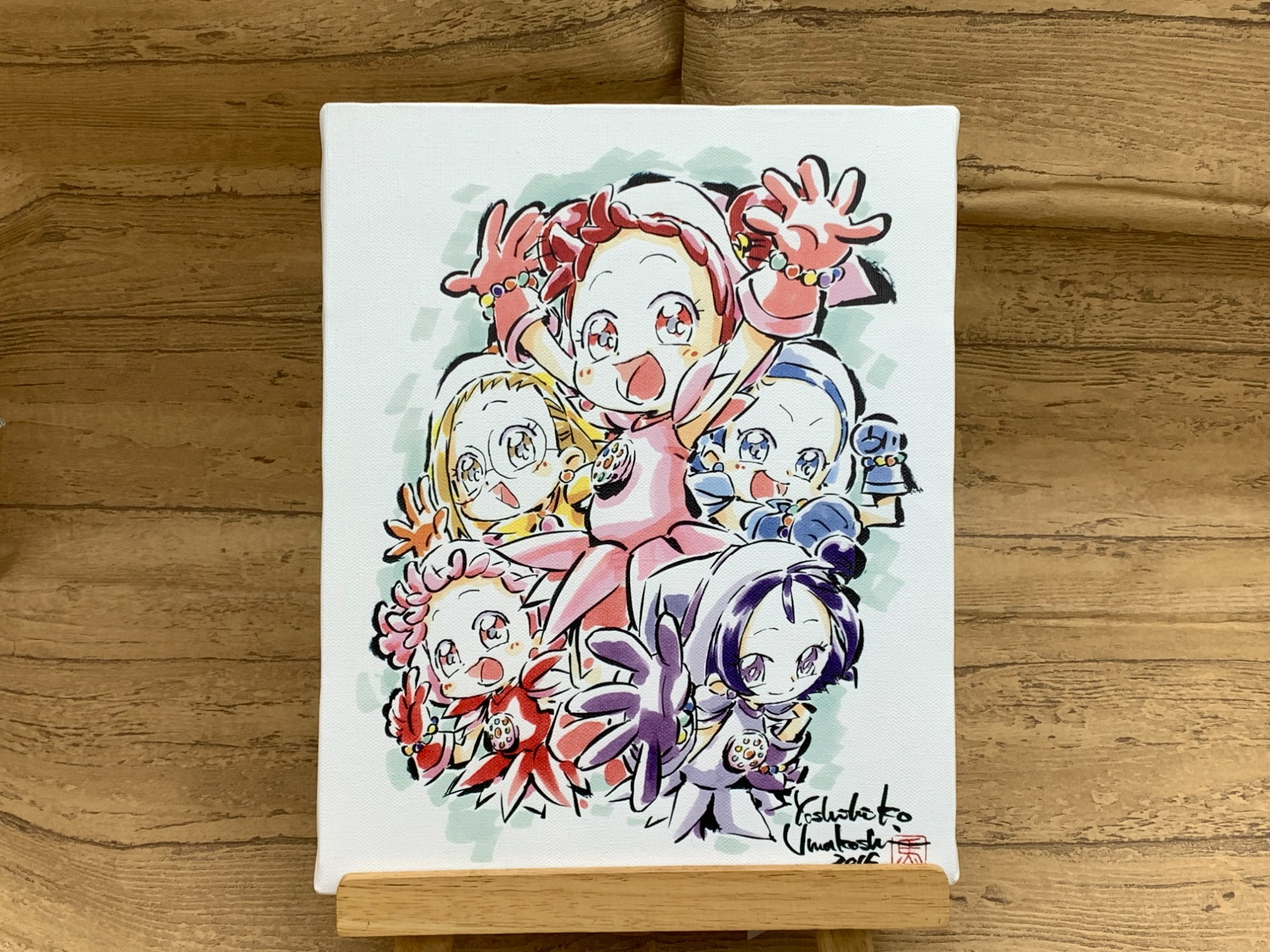 東映アニメーション】おジャ魔女どれみ描き下しキャンバスアート