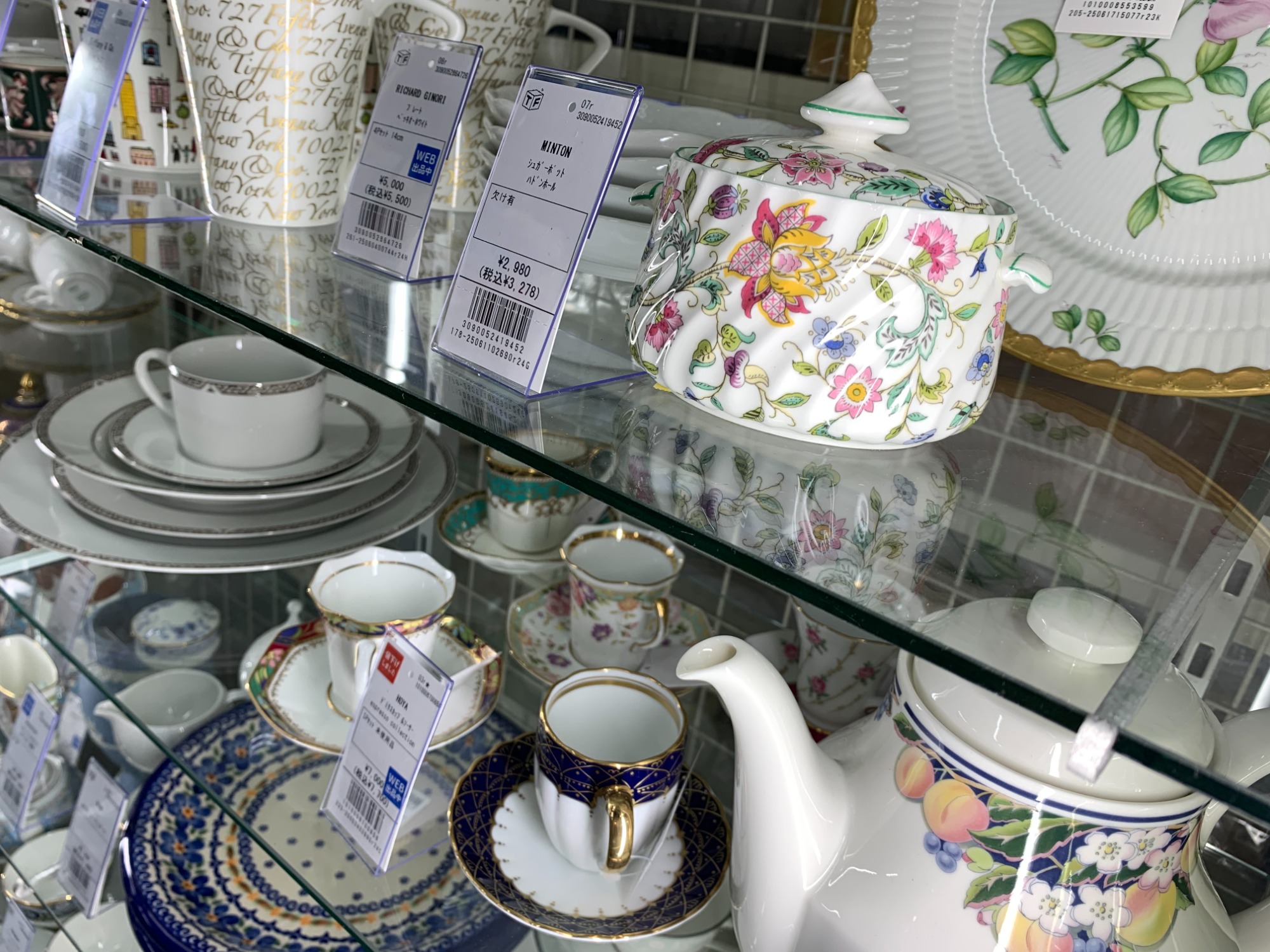 MEISSEN - 【Boulenger／ブランジェ】アールヌーヴォー／ディナーセット２組「睡蓮」 ☆ Galeries iDeco ☆ ギャルリーイデコ: フランスアンティーク
