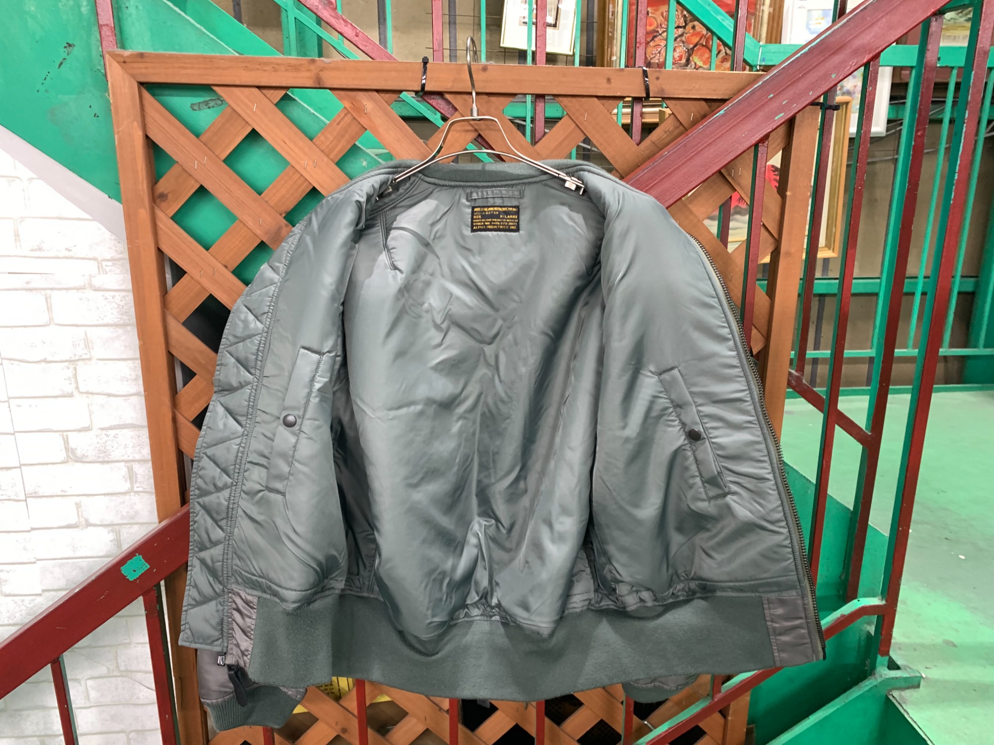 ALPHA INDUSTRIES/アルファ インダストリーズ】MA-1 DOBBS MODEL FADED