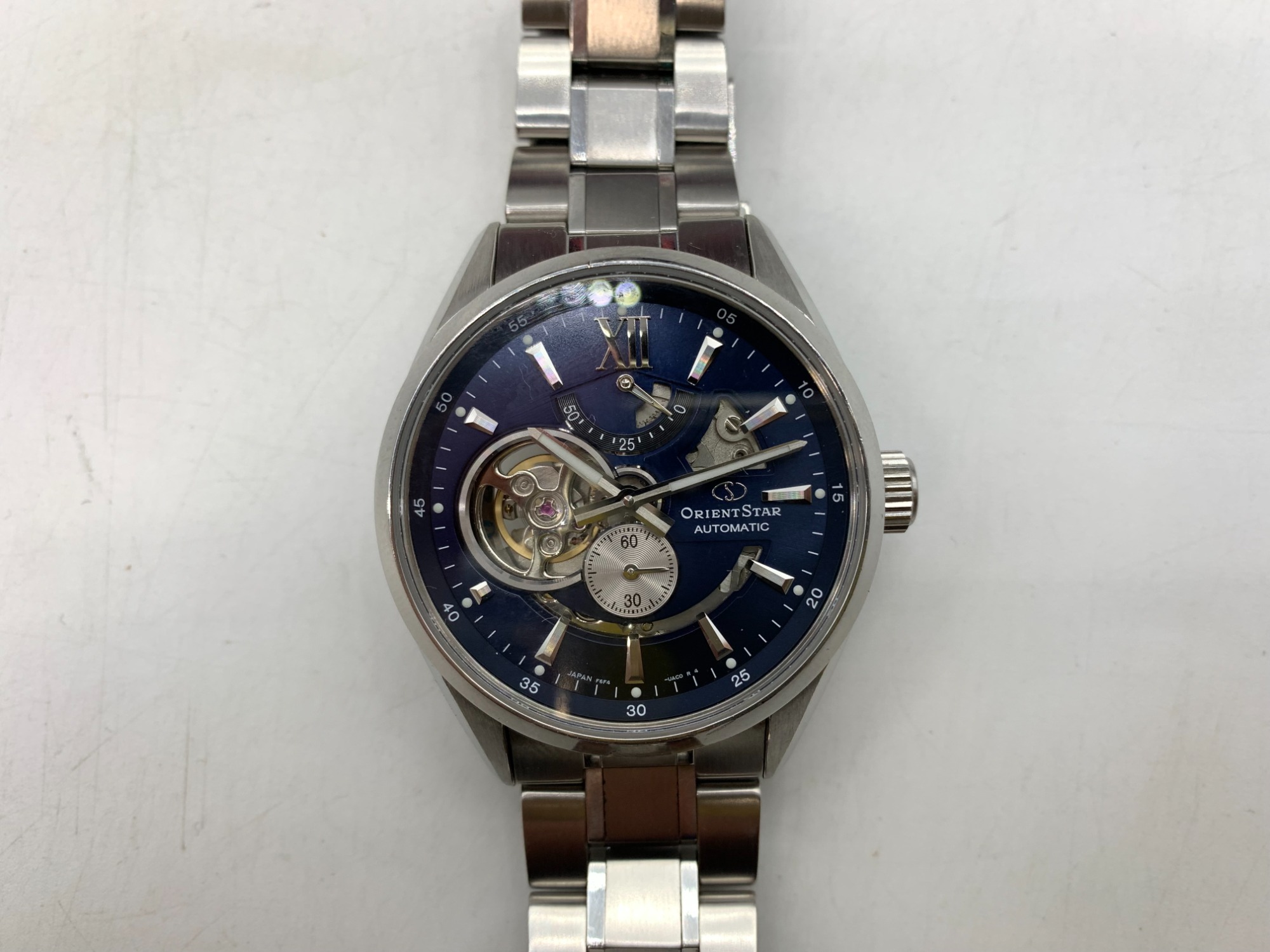 ORIENT STAR】自動巻き 腕時計 F6F4-UABO モダンスケルトン を買取入荷