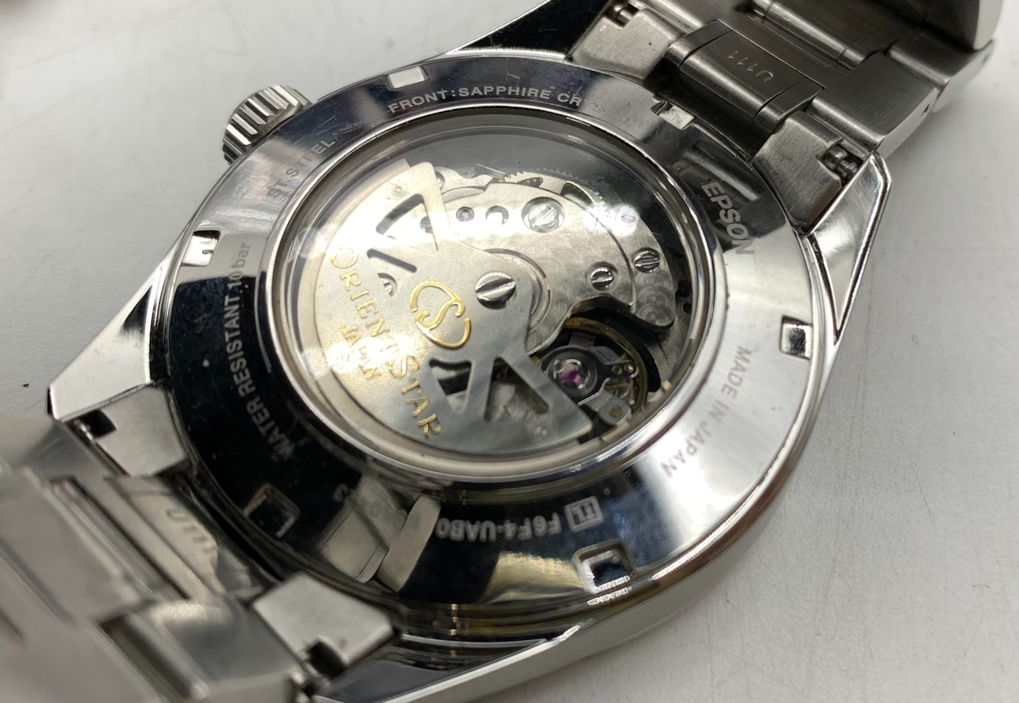 ORIENT STAR】自動巻き 腕時計 F6F4-UABO モダンスケルトン を買取入荷