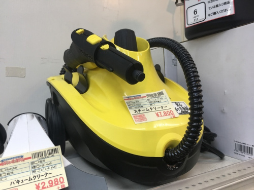 生活家電のスチームクリーナー