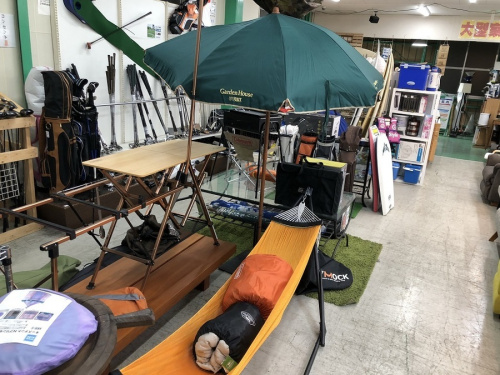 アウトドア用品のキャンプ用品