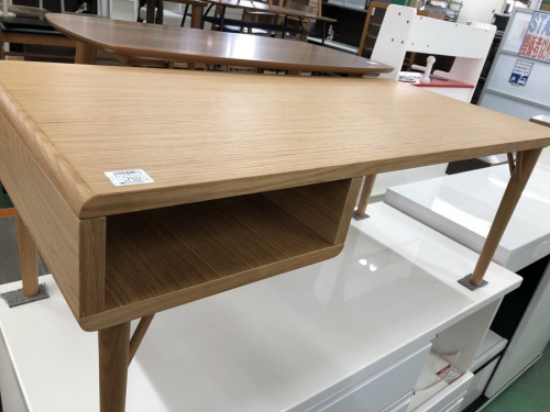 ご来店お持ち帰り出来る方限定！ガラステーブル 引出し付き【トレジャーファクトリー吉川店】 光グローバルトレーディングのローテーブル買取入荷!!【吉川店】｜2019
