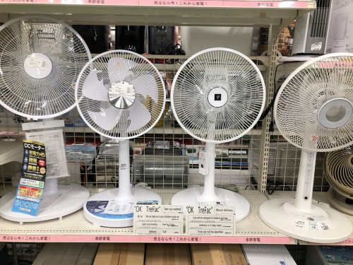 季節家電の扇風機