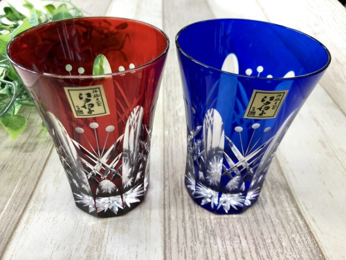 和食器の江戸切子