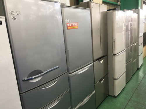 中古家電の大型冷蔵庫