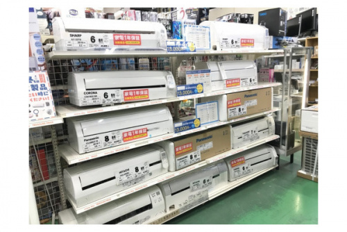 エアコンの扇風機