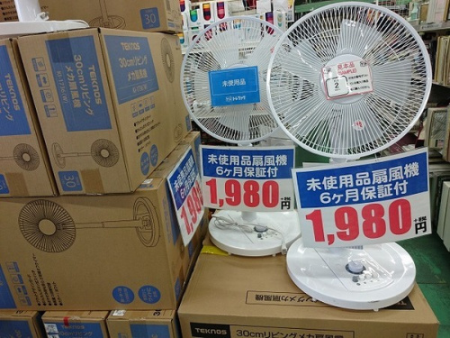 季節家電の扇風機