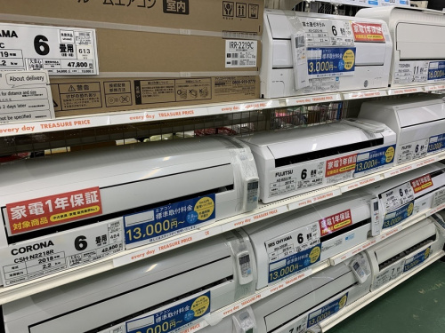 季節家電のエアコン