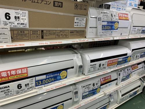 扇風機のエアコン