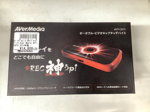 ビデオキャプチャーのヘッドホン