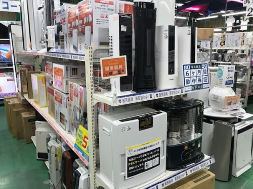 季節家電のストーブ