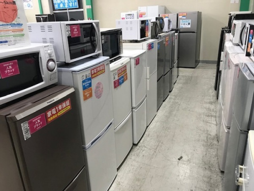 洗濯機の冷蔵庫