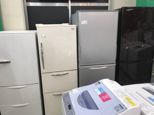 洗濯機の冷蔵庫