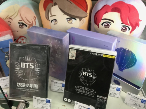 アイドルグッズのBTS