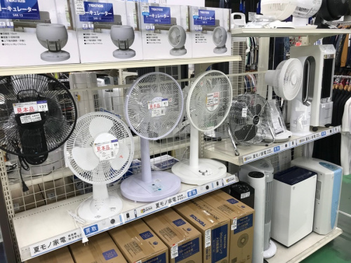 エアコンの扇風機