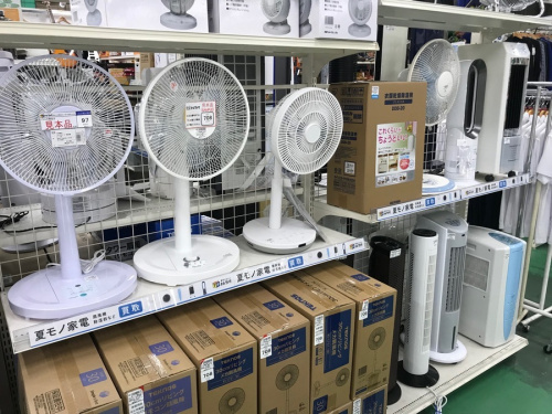 エアコンの扇風機