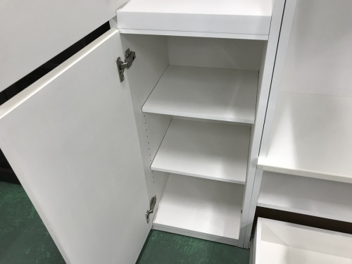 テレビボードセットのハイタイプ 扉・引き出し付