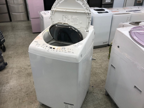 縦型洗濯乾燥機のTOSHIBA