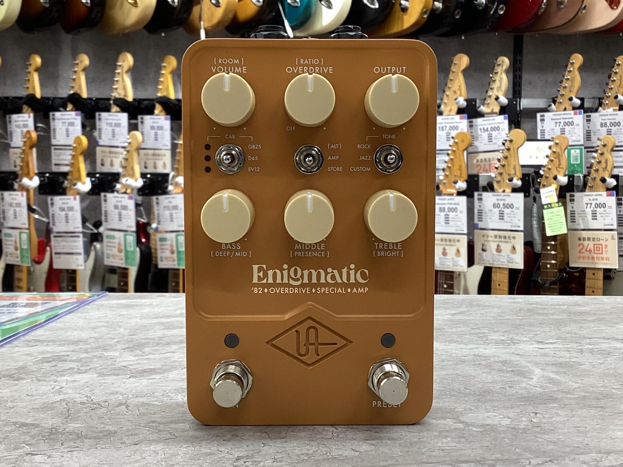 伝説のサウンドを足元で！】UAFX Enigmatic '82 Overdrive Special Amp