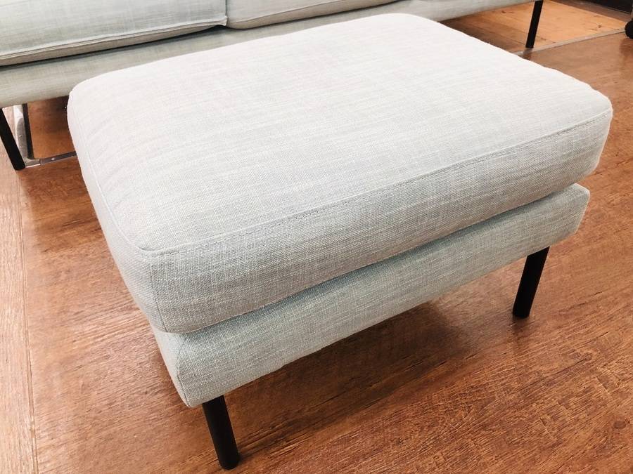 ミサワ(Unico) オットマン付3人掛けソファー 買取入荷