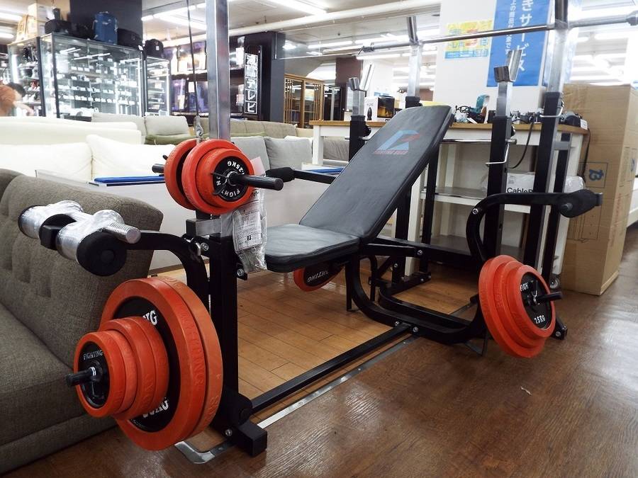 ファイティングロード　筋トレ器具　中古品　引き取り限定@佐野市 楽天市場】ファイティングロード ベンチプレス セット キングofベンチ
