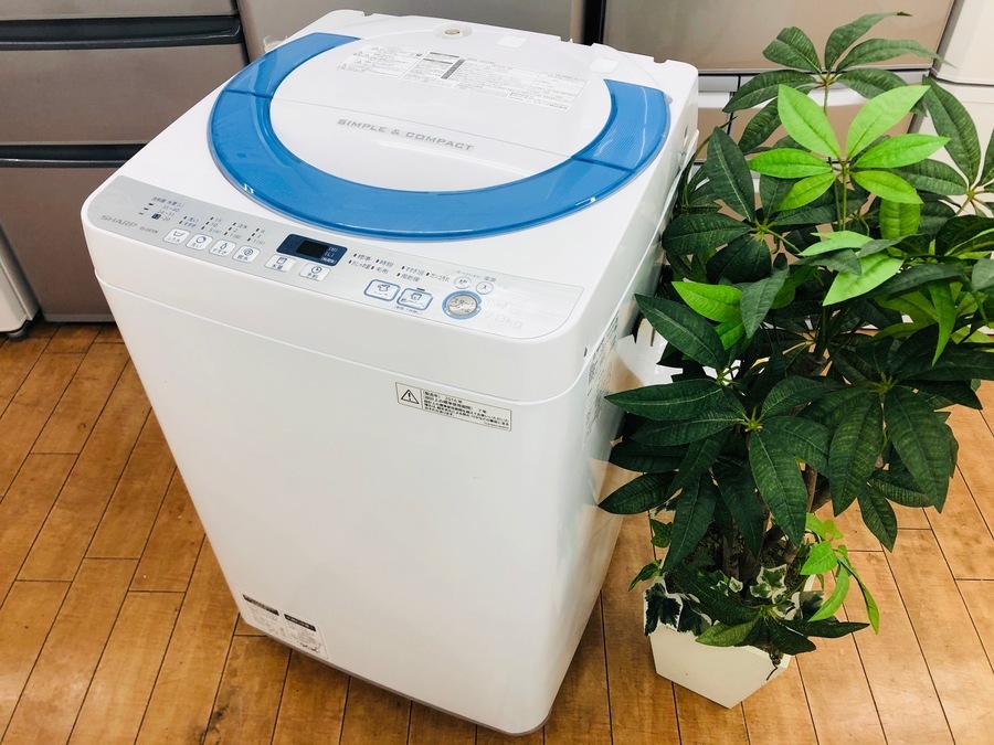全自動洗濯機 SHARP 7.0kg ES-GE70N-A 2014年製